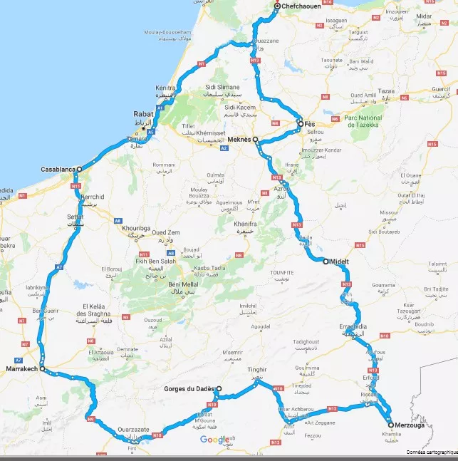 All Morocco tour 11 Days - Citys - Desert - Ocian